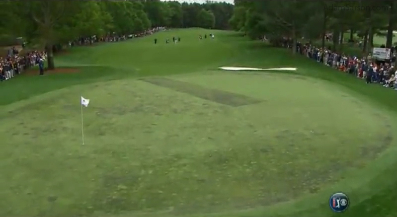 9th green at Quail Hollow