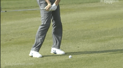 Look at the torque on this approach by Rory.