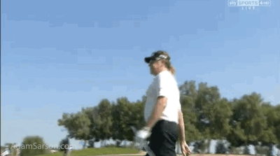 Miguel Angel Jimenez with the wink to the camera.