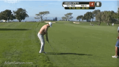 The new king of the club drop, Jordan Spieth.