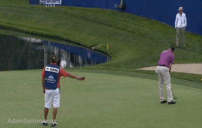 Calm down, Robert Garrigus.