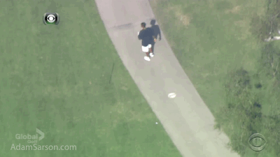 Charl Schwartzel nearly kills a guy.