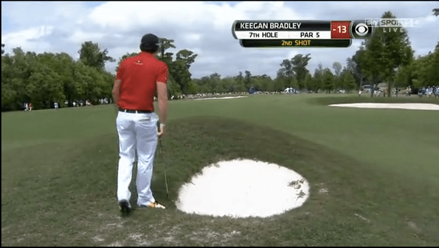 Devious small bunker placement, Pete Dye.