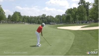 The day didn't start great for Rory though, tweaking his knee on the 7th.