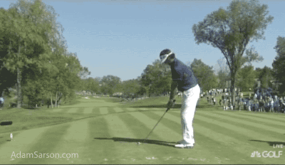 Bubba playing army golf.