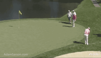 Justin Rose's double hit.