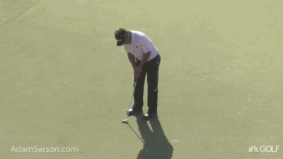 Jaidee taps in for his victory.