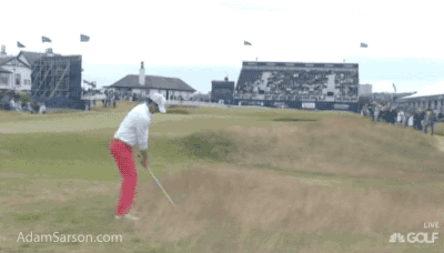 The club twirl from Rory.