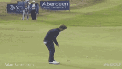 He's mad at something.