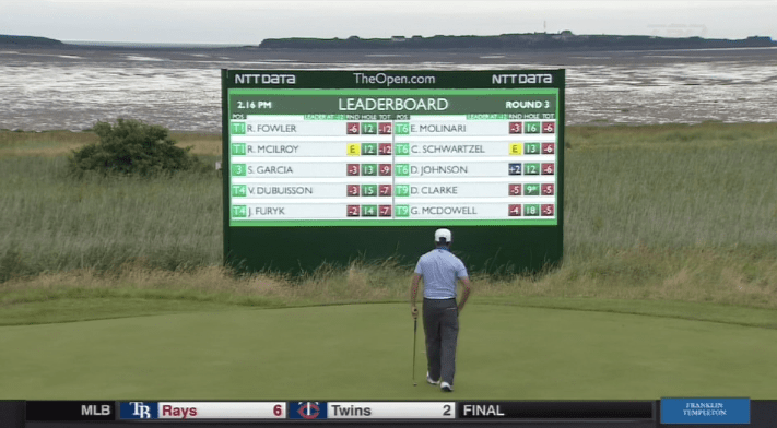 Tough for Rickie to not see where he stands here.