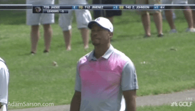 #TourSauce continues: Tiger has no idea about the wind.