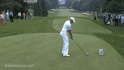 Sergio is not a fan of the guy who yelled "mashed potatoes" in his backswing.