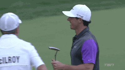 Rory gives his dad a hug.