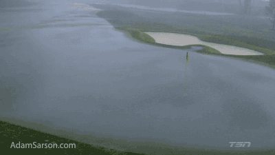 Incredible drainage on Sunday. 20 minute difference on the sixth.