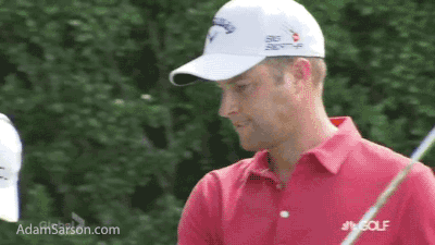 Chris Kirk is a little upset.