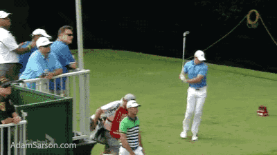 Rory didn't care much for that shot.