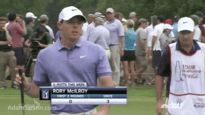 Rory was a little frustrated here.