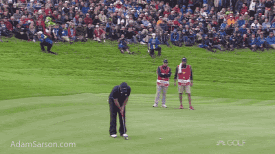 Reed with a short miss on 16.