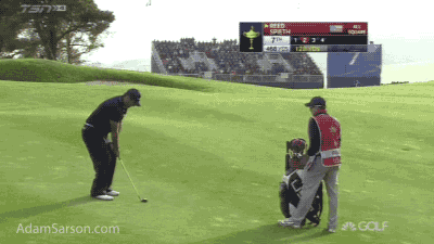Patrick Reed, great shot and sauce everywhere.