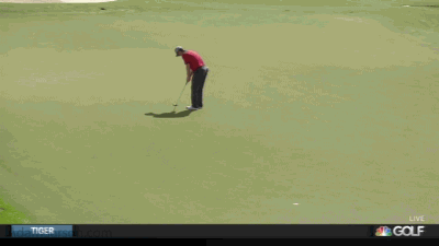 Great putt by Justin Rose.