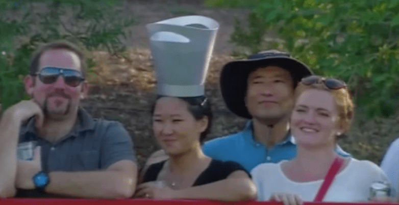 I don't know why this is on her head.