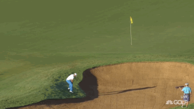 Nice touch by Jason Day out of the rough.