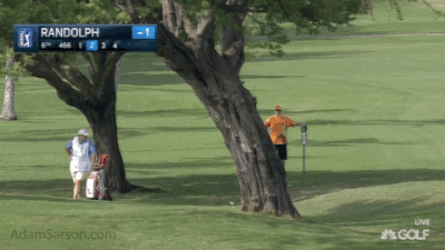 Jonathan Randolph with a ridiculous recovery.