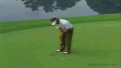 couples makes par putt