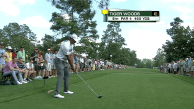 Tiger with a solid club drop.
