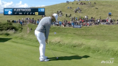 Great chip by Tommy Fleetwood.