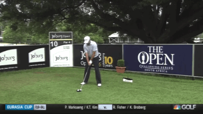 Darren Fichardt's unique swing. Love the little jump at the top.