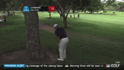 Zander Lombard goes lefty.