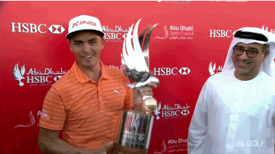 Rickie Fowler wins in Abu Dhabi.