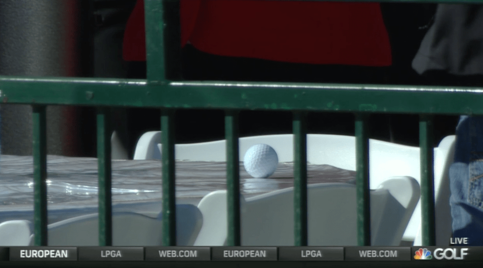 Table for one: Troy Merritt.