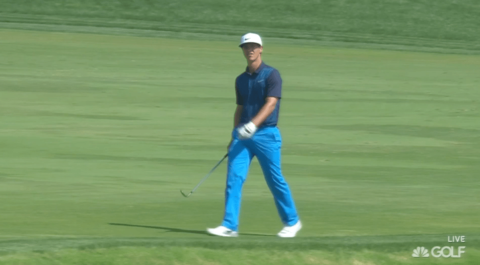 The double blue from Thorbjorn Olesen.